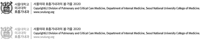 서울의대 호흡기내과의 봄 2016 Copyright(c) Division of Pulmonary and Critical Care Medicine, Department of Internal Medicine, Seoul National University College of Medicine.www.snulung.org